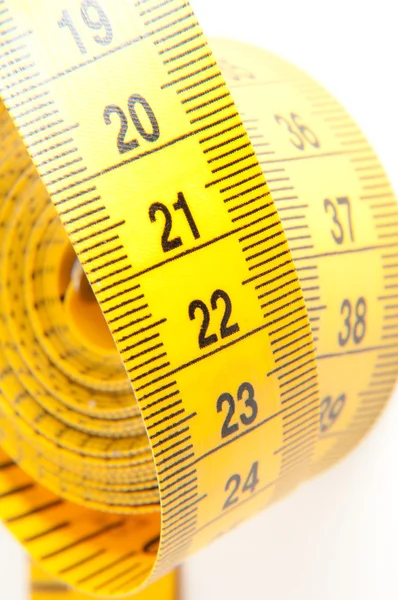 Yellow Measuring Tape Royalty Free Stock Images