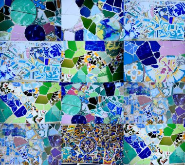 Park Guell Gaudi mozaik