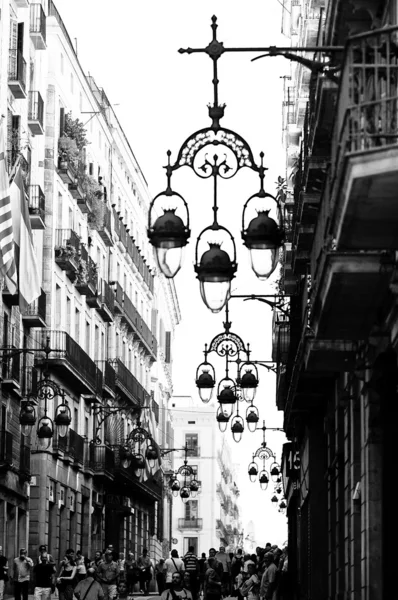 Gotische wijk van barcelona Stockfoto