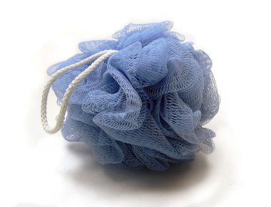 Blue Mesh Loofah