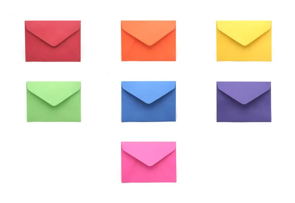 Collection of Colorful Envelopes — Stock Photo, Image