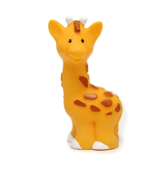 Brinquedo isolado Girafa — Fotografia de Stock