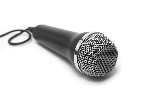 Microfono isolato — Foto Stock