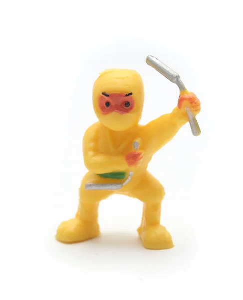 Brinquedo amarelo ninja — Fotografia de Stock