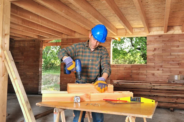 Woodworker four — Stock Photo, Image