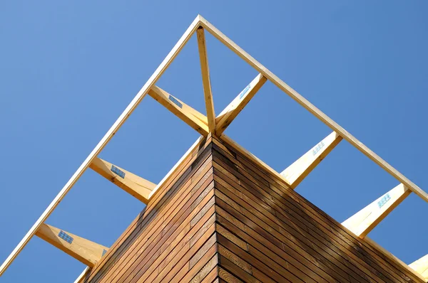 Estrutura madeira-três — Fotografia de Stock