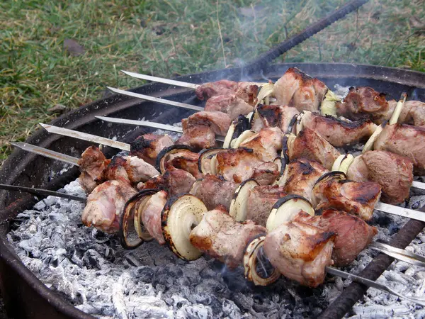 stock image Barbeque at the cottage