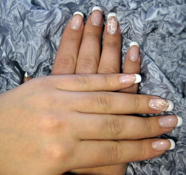 Casamento de manicure — Fotografia de Stock