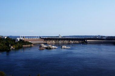 Zaporozhye hydroelectric clipart