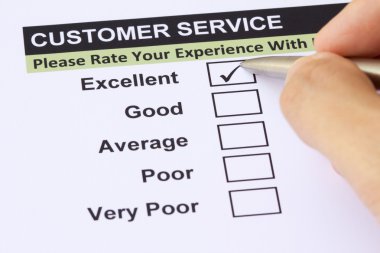 Customer Service Survey clipart