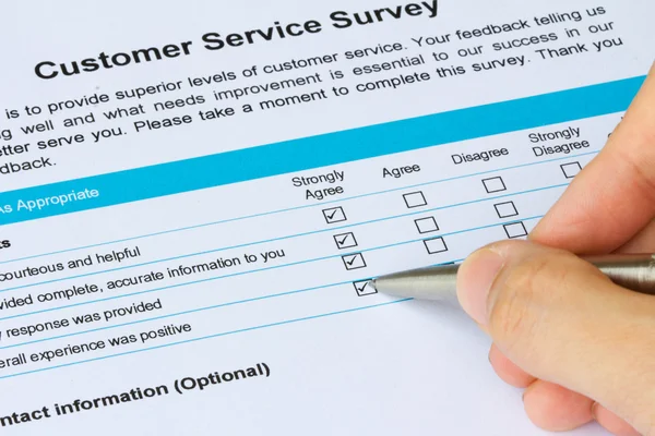 Müşteri hizmetleri anketi - Stok İmaj
