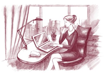 Businesswoman clipart