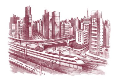 City scape clipart