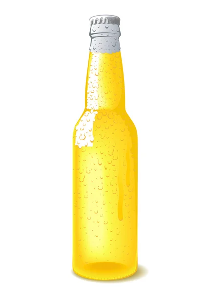 Cerveza de botella — Vector de stock