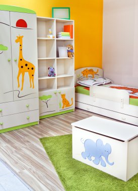 Brand New Room for Little Boy clipart