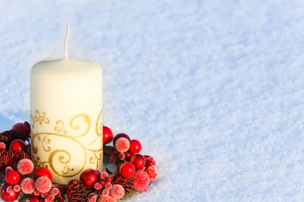 Jul ljus på vintern — Stockfoto