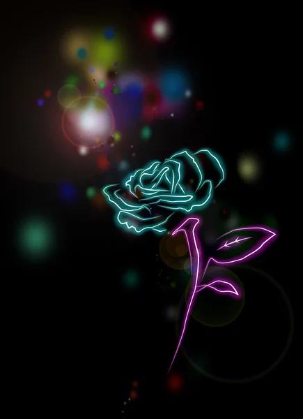 Abstraction, a rose — Stok fotoğraf