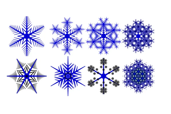 Decorative snowflakes — Stock Photo, Image