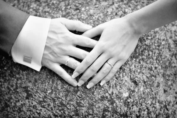 Hands and bands — Stockfoto