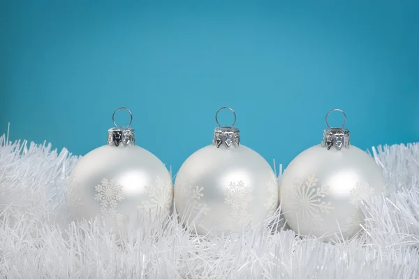 Trois boules de Noël — Photo
