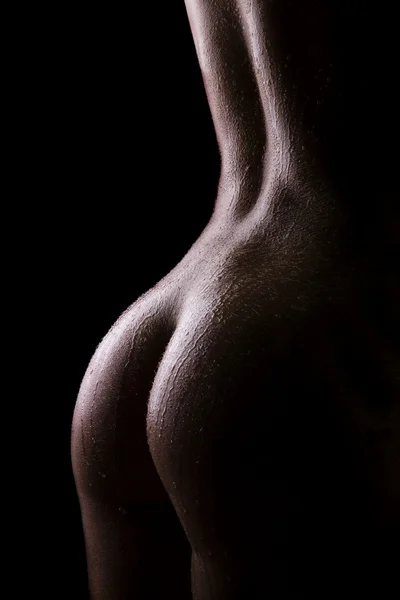 Linien eines weiblichen Körpers — Stockfoto
