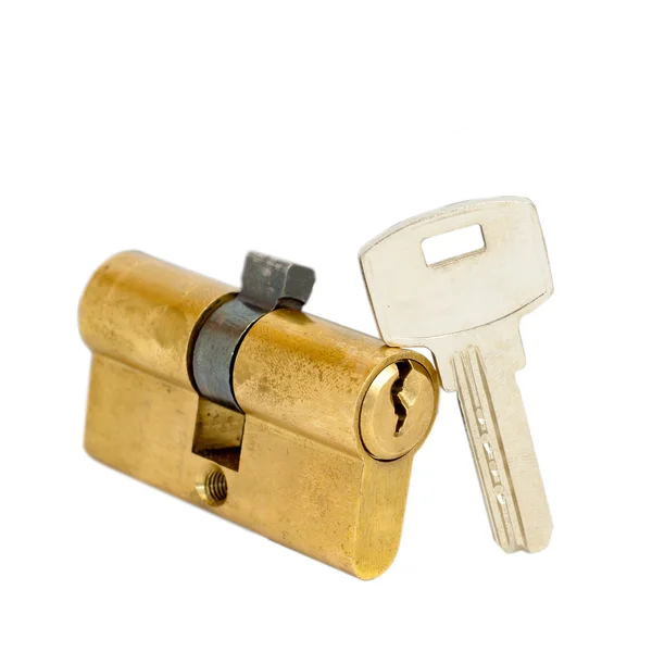 门锁和钥匙 — 图库照片