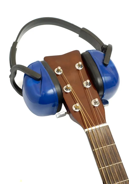 stock image Ear protection on guitar