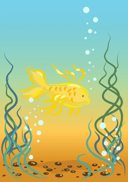 stock vector Goldfish