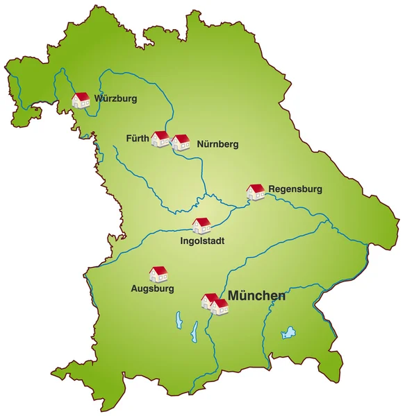 Бавария Интернет — стоковый вектор