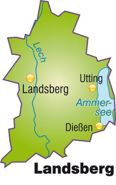 Landsberg Inselkarte Übersicht