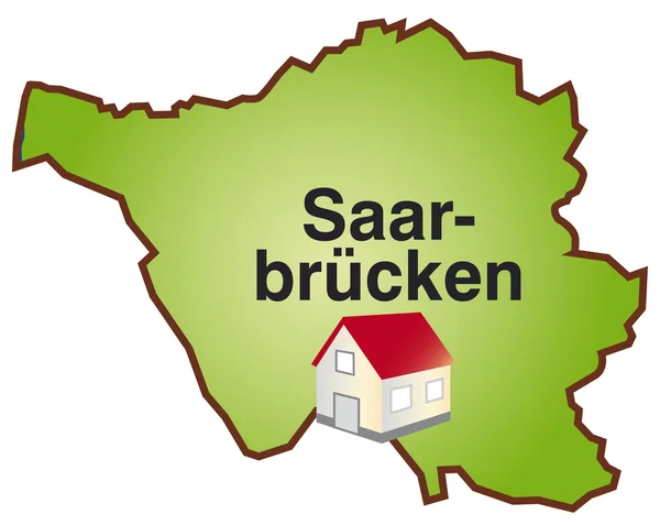 Saarland Internet — Stock vektor