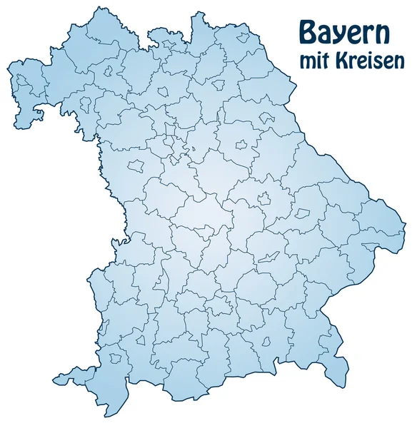 Bayern Mit Kreis — Stockvektor