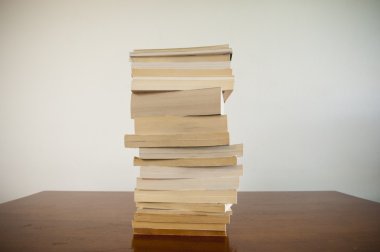 Book Stack on Table