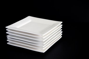 White Plates on Black