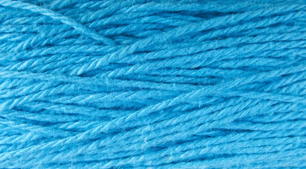 青い羊毛はテクスチャ — ストック写真