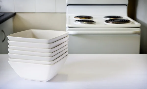 Bowls in Kitchen — Stok fotoğraf