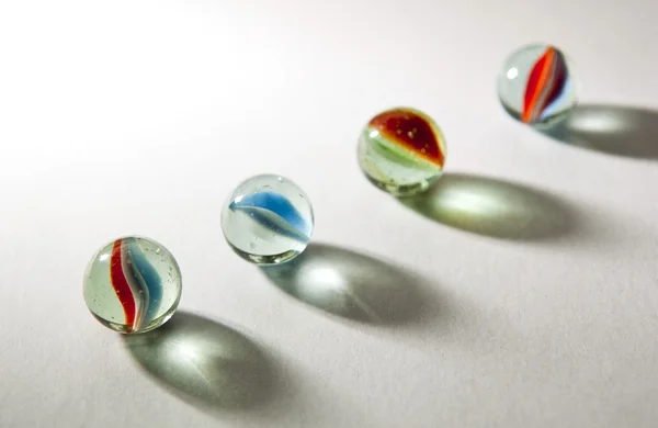Shadowed Marbles — Stock Photo, Image