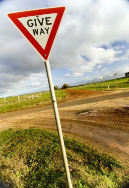 Give Way Sign clipart