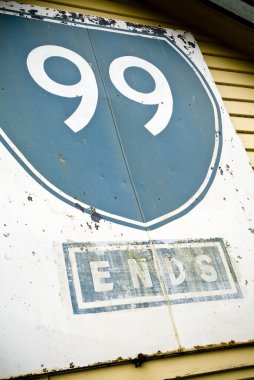 Route 99 Sign clipart