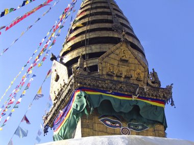 Bodhnath (Boudha) stupa clipart