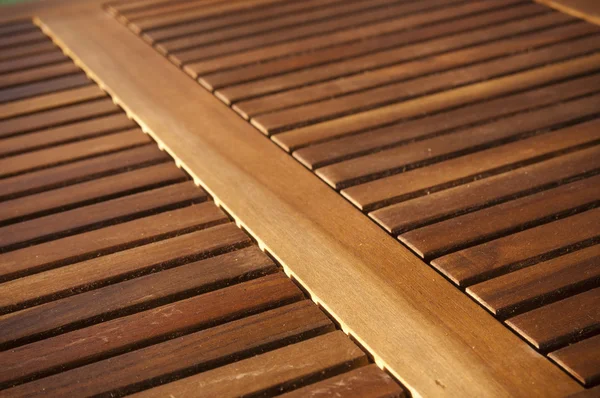 Madeira Slats — Fotografia de Stock