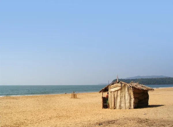 Domek na plaży — Zdjęcie stockowe