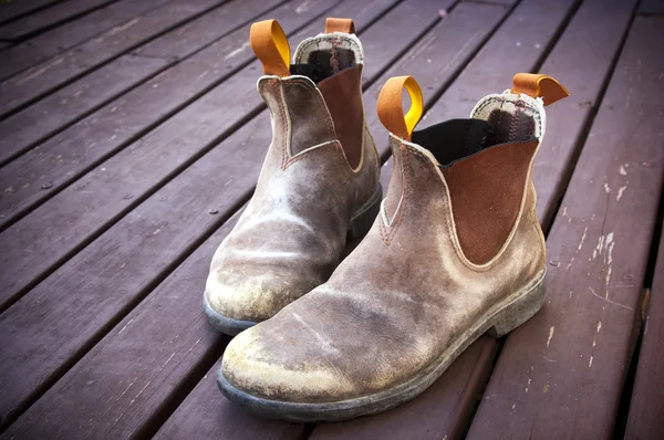 Pracovní a bezpečnostní obuv — Stock fotografie