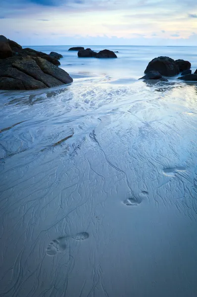 Plaża o zmierzchu — Zdjęcie stockowe