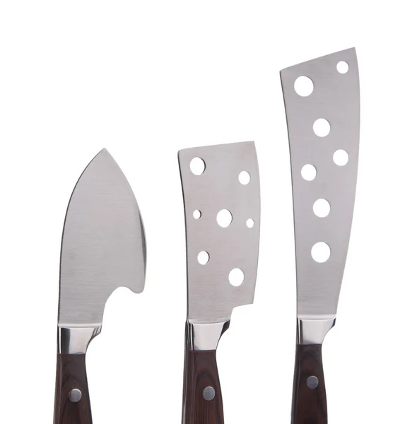 Сир Ножі ізольовані — стокове фото