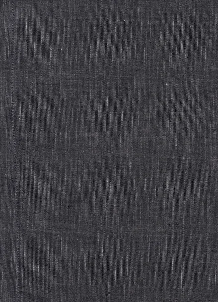 Schwarze Textur aus Leinen — Stockfoto