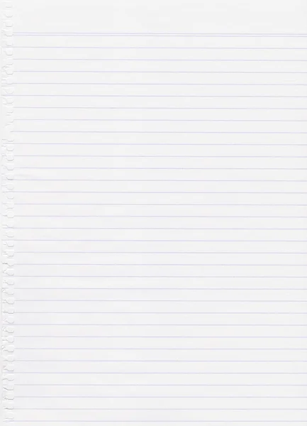 Lined White Paper — Zdjęcie stockowe