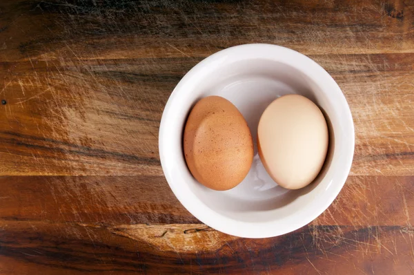 Eggs in Bowl — Stock Photo, Image