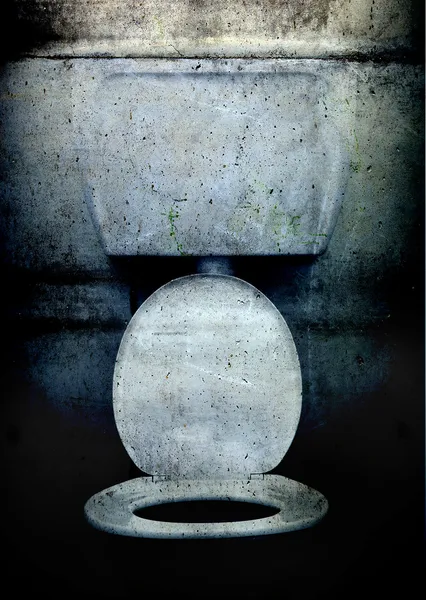 Toaleta Grunge — Fotografie, imagine de stoc
