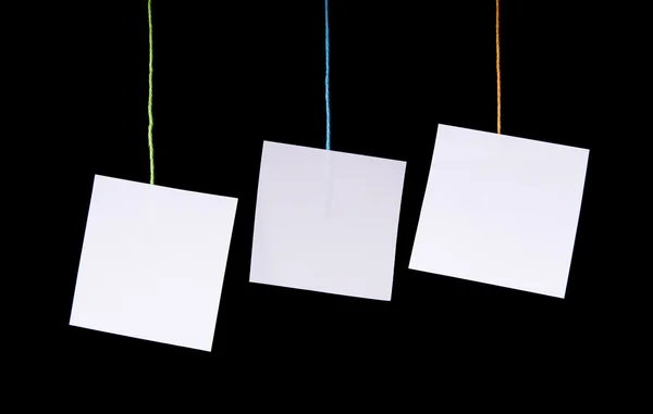 Hanging White Tags — Stock Photo, Image
